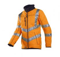 Sioen Warnschutz Steppjacke "Castor" InnenseiteFleece,orange Gr.3XL