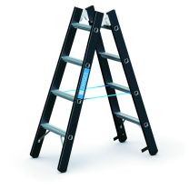 Zarges Megastep B - Stehleiter 2 x 4 Sprossen (41189)