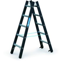 Zarges Megastep B - Stehleiter 2 x 5 Sprossen (41190)