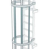 Zarges Rückenschutzstrebe verzinkt (43245) 1.400 mm