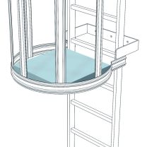 Zarges Zwischenplattform (43255) 520 x 550 mm