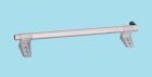 Zarges LM-Halter mit Endanschlag (41459) Endhalter links