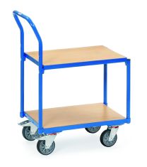 FETRA Etagenroller mit Rohrschiebebügel 2 Etagen bündig, Ladefläche 605 x 405 mm (135500)
