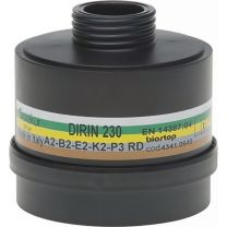 EKASTU Mehrbereichskombifilter DIRIN 230 EN 14387, DIN EN 148-1 A2 B2 E2 K2-P3R D