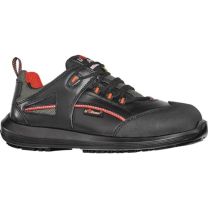 U.POWER Sicherheitsschuh Iroko Größe 47 schwarz/rot S3 SRC ESD EN ISO 20345 Glattleder/Überkappe
