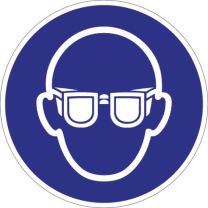 JeCo Gebotszeichen ASR A1.3/DIN EN ISO 7010 Augenschutz benutzen Kunststoff