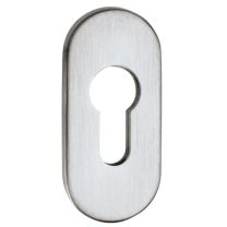 EDI Schlüsselrosette 0811/6003 Edelstahl EST Schildstärke 6 mm PZ oval