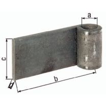 GAH Anschweißband 20x100x60x8mm Stahl roh