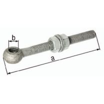 GAH Augenschraube M16 Länge 130 mm 16 mm verzinkt