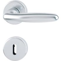 HOPPE Rosettengarnitur Verona 1510 / 42KB/42KBS Aluminium F1 OB DIN links / rechts D/D