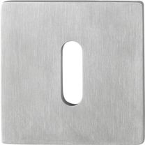 HOPPE Schlüsselrosetten-Paar E848NS Edelstahl F69 Schildstärke 2 mm OB quadratisch
