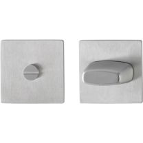 HOPPE Schlüsselrosetten-Paar E848NS Edelstahl F69 Schildstärke 2 mm SK/OL quadratisch