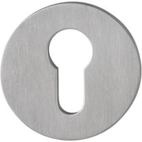 HOPPE Schlüsselrosetten-Paar E849NS Edelstahl F69 Schildstärke 2 mm PZ rund