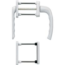 HOPPE Balkongarnitur New York 099KH/961N/U10/
Aluminium F9016 63-73 mm Vierkant 7 mm