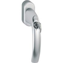 HOPPE Fenstergriff Atlanta 0530S/US952 Aluminium F1 / naturfarbig 32-42 mm abschließbar