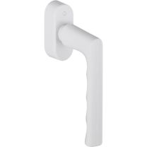 HOPPE Fenstergriff Hamburg 0700/UD9020 Aluminium F9016 / verkehrsweiß 32-42 mm Standard