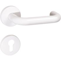 HEWI Rosettengarnitur 111R01.130 Kunststoff 97 rund PZ DIN links / rechts D/D
