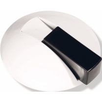 HEWI Bodentürpuffer 625 90 Ø 85 mm Höhe 22,5 mm Kunststoff 90 tiefschwarz Dübelmontage