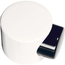 HEWI Bodentürpuffer 615 90 Ø 52 mm Höhe 42,5 mm 90 tiefschwarz Dübelmontage