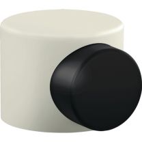 HEWI Bodentürpuffer 615B 99 Ø 52 mm Höhe 42,5 mm Kunststoff 99 reinweiß matt Dübelmontage