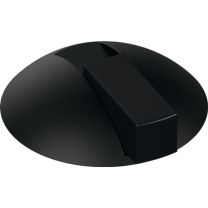 HEWI Bodentürpuffer 625B 90 Ø 85 mm Höhe 22,5 mm Kunststoff 90 tiefschwarz matt Dübelmontage