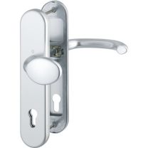 HOPPE Schutzgarnitur Marseille 76G/3331/3410/1138 Aluminium F1 92 mm 66-76 mm