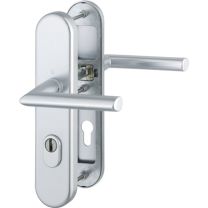 HOPPE Schutzgarnitur Stockholm 1140/3332ZA/3410 Aluminium F1 72 mm 36-46 mm