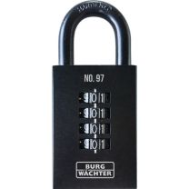 BURG-WÄCHTER Zahlenvorhangschloss Numero 97 Schlosskörperbreite 50 mm Guss Anzahl Zahlenrollen 4