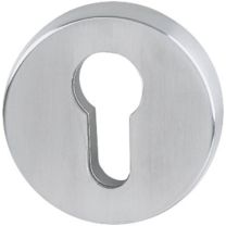HOPPE Schutzrosette E42NSA Edelstahl F69 rund ohne Zylinderabdeckung Stärke 12 mm