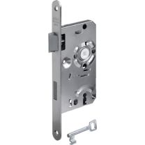 BKS Zimmertür-Einsteckschloss 0215 BB 18/ 55/72/8 mm DIN links silber abgerundet Klasse 1 Kunststoff