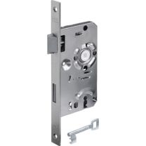 BKS Zimmertür-Einsteckschloss 0215 BB 18/ 55/72/8 mm DIN links silber käntig Klasse 1 Kunststoff