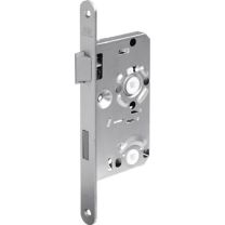 BKS Zimmertür-Einsteckschloss 0215 BAD 18/ 55/78/8 mm DIN links silber abgerundet Klasse 1 Kunststoff