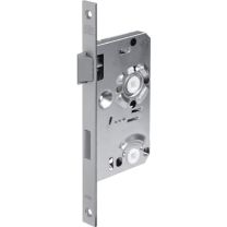 BKS Zimmertür-Einsteckschloss 0215 BAD 18/ 55/78/8 mm DIN links silber käntig Klasse 1 Kunststoff