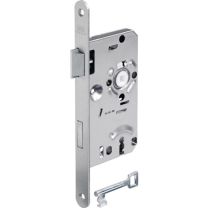 BKS Zimmertür-Einsteckschloss 0215 BB 20/ 55/72/8 mm DIN links silber abgerundet Klasse 1 Zinkdruckgruss