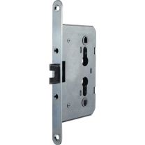 BEVER Spezialeinsteckschloss für Metalltüren PZW 20/65/72/8 mm DIN links / rechts verzinkt abgerundet