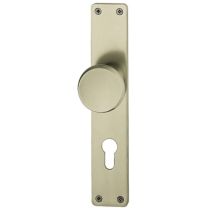 HOPPE Knopflangschild 54/202 Aluminium F2 72 mm PZ