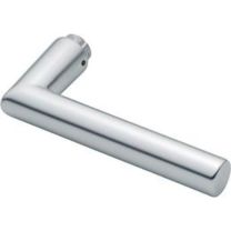 HOPPE Türdrückerlochteil Amsterdam 1400 Aluminium F1 / naturfarbig Vierkant 8 mm DIN links / rechts