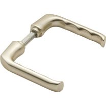 HOPPE Türdrückerpaar London 113 Aluminium F2 ohne Rosetten Vierkant 8 mm