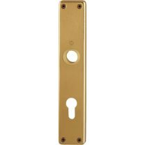 HOPPE Langschildpaar 202SP F4 / bronzefarbig F4 PZ 72 mm