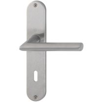 HOPPE Langschildgarnitur Stockholm E1140Z/302 Edelstahl F69 OB 72 mm DIN links / rechts