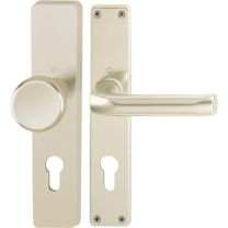 HOPPE Langschildgarnitur London 54/227/202SP/113 Aluminium F2 PZ 72 mm DIN links / rechts