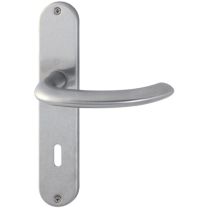 HOPPE Langschildgarnitur Marseille E1138Z/302 Edelstahl F69 OB 72 mm DIN links / rechts