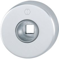 HOPPE Drückerrosetten-Paar 42KV Aluminium F1 Schildstärke 9 mm rund rund