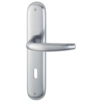 HOPPE Langschildgarnitur Atlanta 1530/273P Aluminium F1 OB 72 mm DIN links / rechts