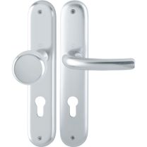 HOPPE Langschildgarnitur Tôkyô 53/273P/1710 Aluminium F1 PZ 72 mm DIN links / rechts
