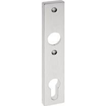 EDI Schlosskasten-Kurzschild 1317/7203 Innenschild Aluminium F1 / naturfarbig