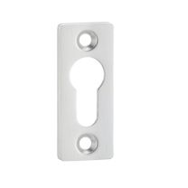 EDI Schlüsselrosette 3319/0003 Aluminium F1 Schildstärke 8 mm PZ käntig