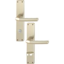 HOPPE Langschildgarnitur Birmingham 1117/202SP Aluminium F2 SK/OL 78 mm DIN links / rechts