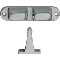 KWS Türfeststeller 1055.02 Aluminium/Stahl silberfarbig lackiert Wandmontage
