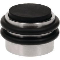 KWS Bodentürpuffer 2053.31 Ø 42 mm Höhe 28 mm Aluminium silberfarbig eloxiert Dübelmontage